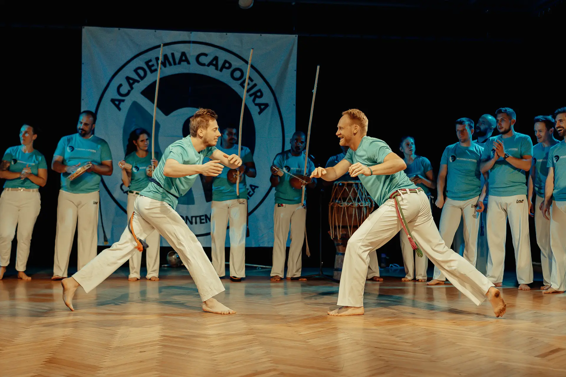 Trening capoeiry dla dorosłych w Academia Capoeira w Łodzi